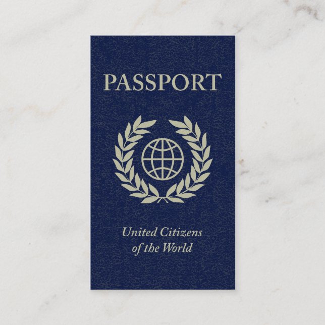passport business card (Front)
