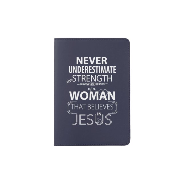 Passport Holder Christian Women Believes in Jesus (Front)