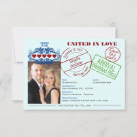 Passport to Love Creative Destination Wedding Teal