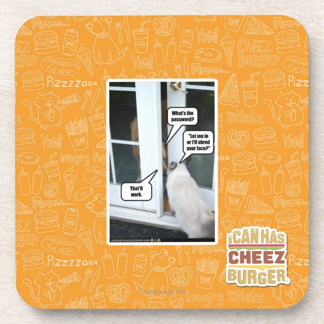 Password Please Coaster (Front)