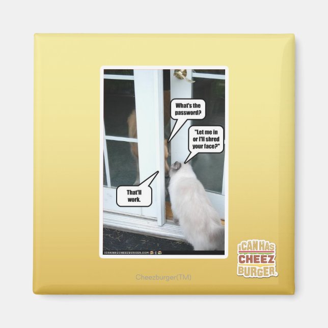 Password Please Magnet (Front)