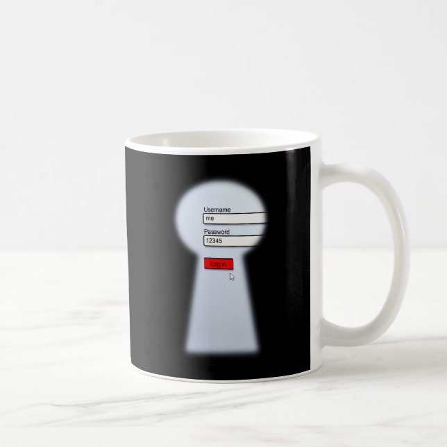 Password Security Coffee Mug (Right)