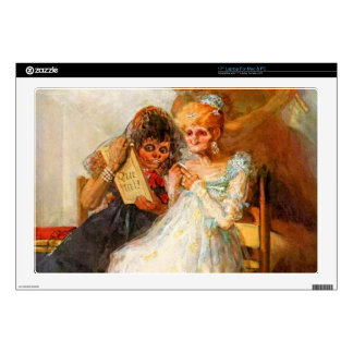 past and present, then and now by Goya Laptop Decal