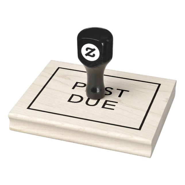 Past due rubber stamp (Stamp)