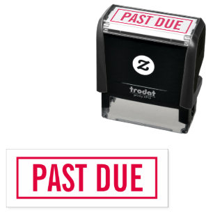 Past Due Self-inking Stamp