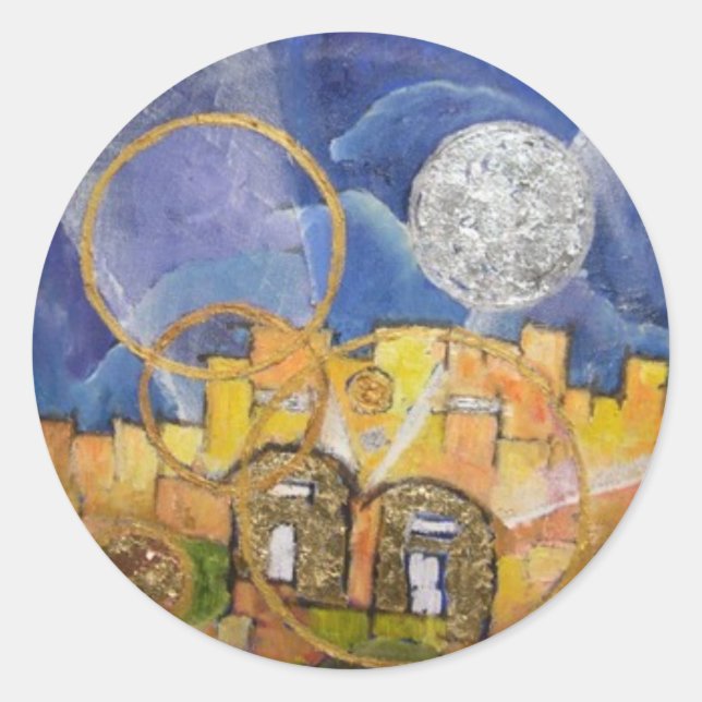 Past&Future Classic Round Sticker (Front)