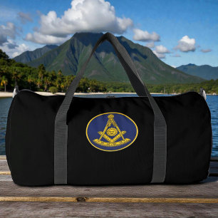 Past Master Freemason Square and Compass Masonic Duffle Bag