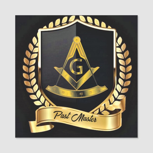 Past Master Name Tag (Front)