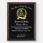 Past Master of the year Award Plaque