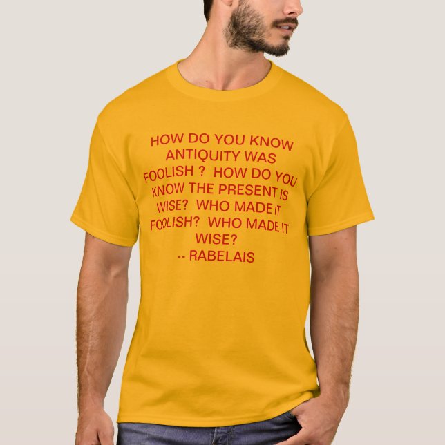 past vs. present T-Shirt (Front)