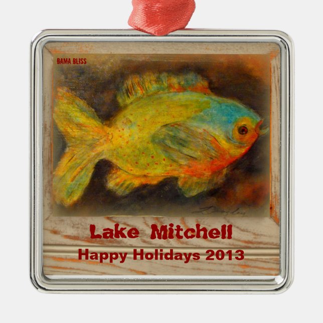 PAST YEARS**2013**Ornament "Lake Mitchell" Metal Tree Decoration (Front)