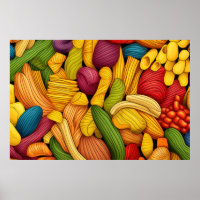 Pasta art background LARGE