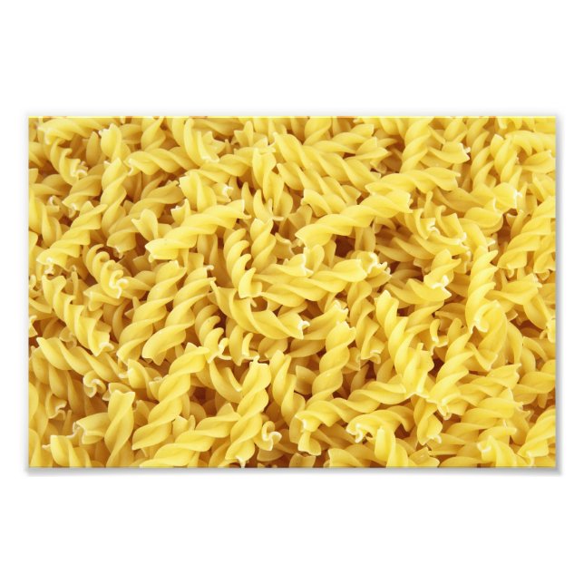 Pasta Background Photo Print (Front)