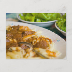 pasta dish, istria, Croatia, eastern Europe, Postcard