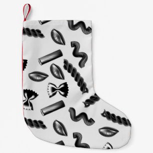 Pasta Diversity Grey Food Italy Lover Foodie Small Christmas Stocking