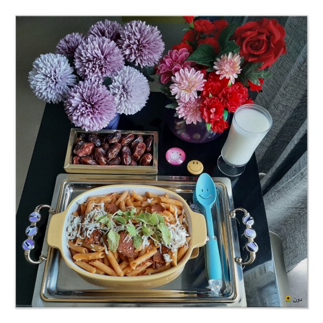 PASTA & FLOWERS POSTER (Front)