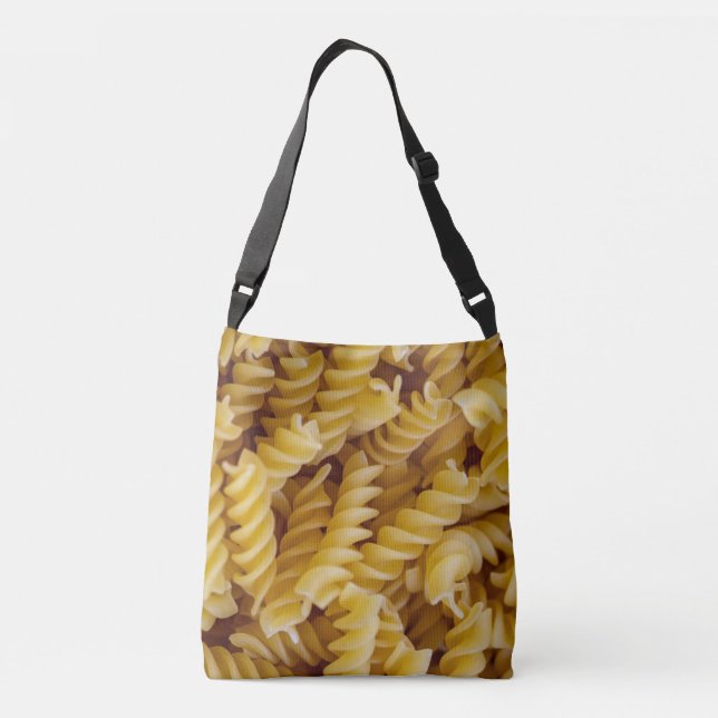 Pasta Fusilli Noodles Crossbody Bag (Back)