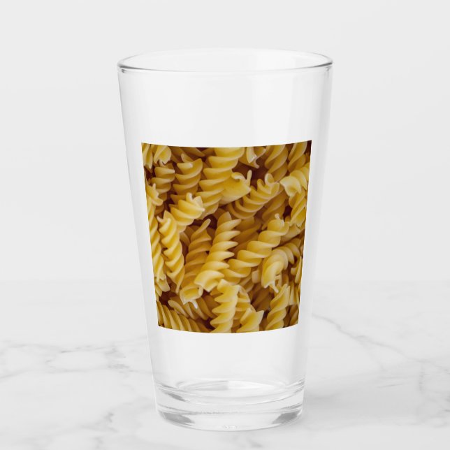 Pasta Fusilli Noodles Glass (Front)