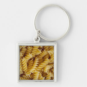 Pasta Fusilli Noodles Key Ring