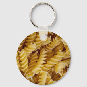 Pasta Fusilli Noodles Key Ring