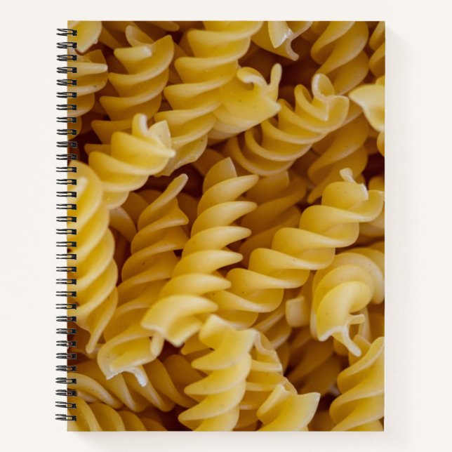 Pasta Fusilli Noodles Notebook (Front)
