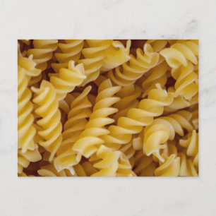 Pasta Fusilli Noodles Postcard