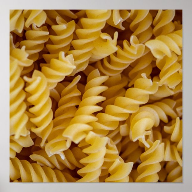 Pasta Fusilli Noodles Poster (Front)