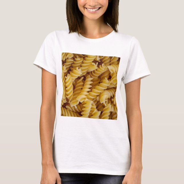 Pasta Fusilli Noodles T-Shirt (Front)