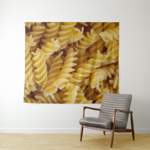 Pasta Fusilli Noodles Tapestry
