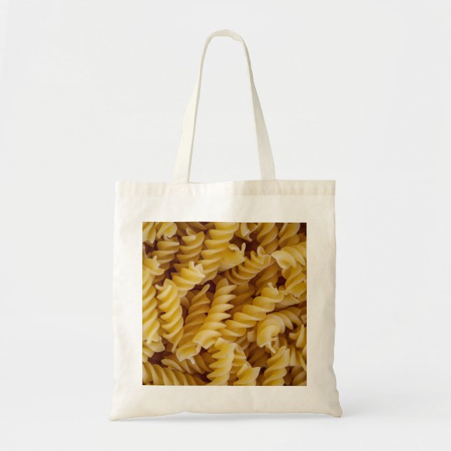 Pasta Fusilli Noodles Tote Bag (Front)