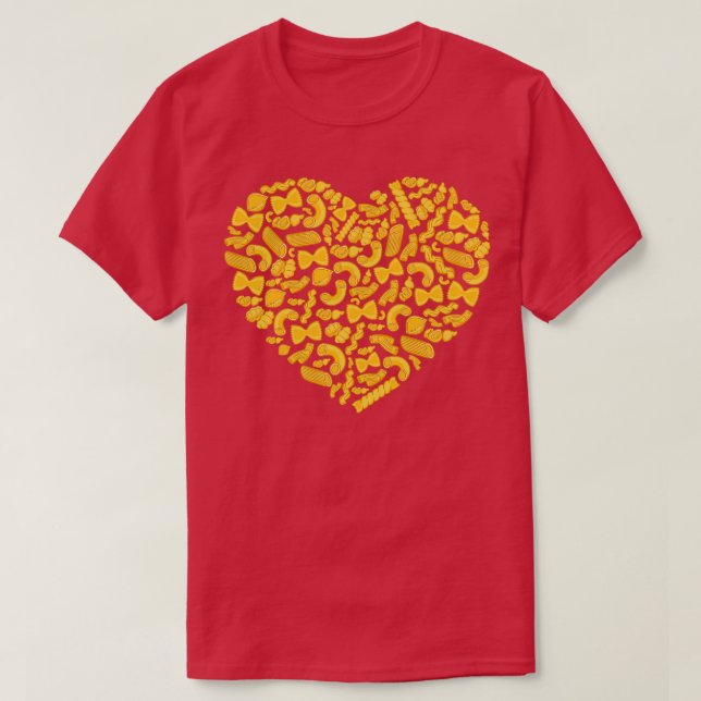 Pasta Heart T-Shirt (Design Front)