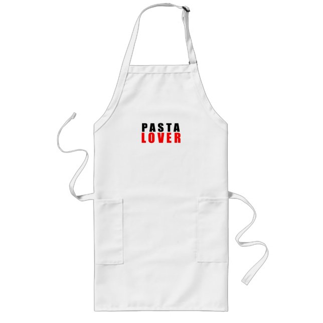 Pasta lover long apron (Front)