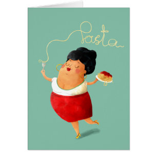 Pasta loving Lady