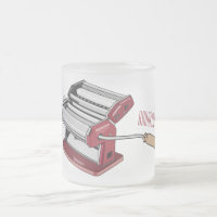 Pasta maker cartoon illustration