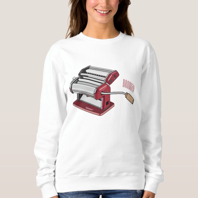 Pasta maker cartoon illustration  sweatshirt (Front)