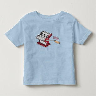 Pasta maker cartoon illustration toddler T-Shirt