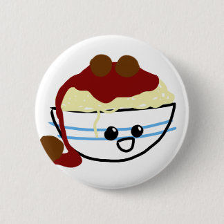 Pasta & Meatballs 6 Cm Round Badge
