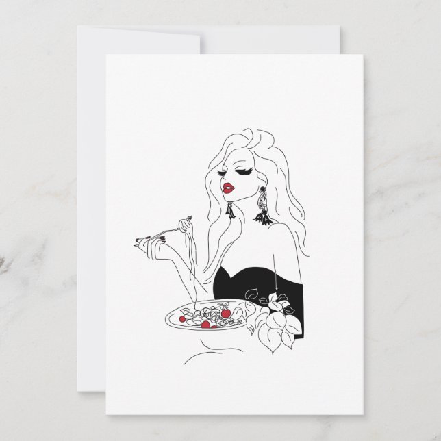 Pasta Night Invitation (Front)