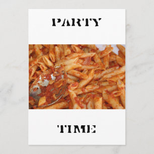 Pasta  PARTY TIME Invitation