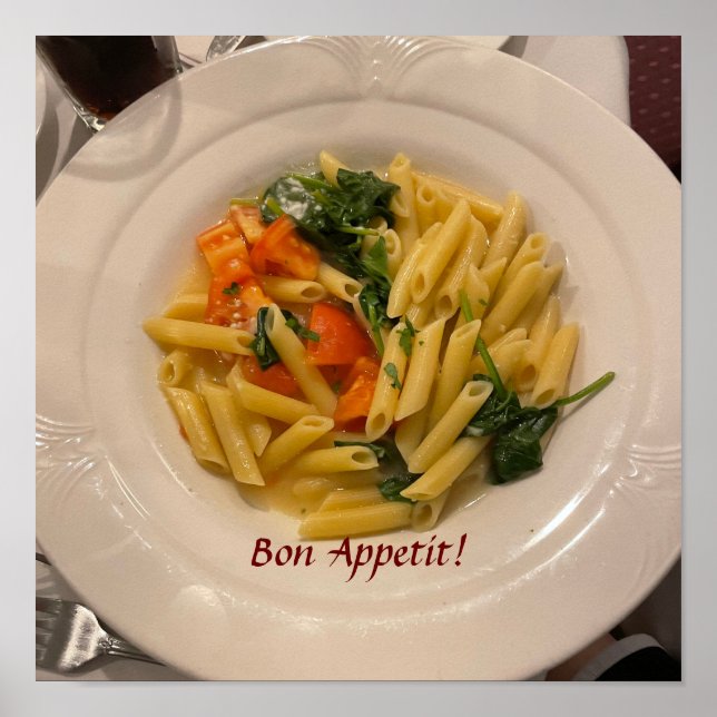 Pasta Photo Poster (Front)