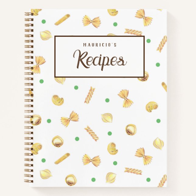 Pasta Polka Dots Recipe Book (Front)