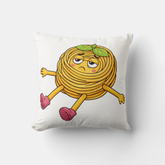 Pasta Polo Lying Down Tired and Drained T-Shirt Cushion