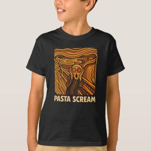 Pasta Scream Art Scream of Spaghetti T-Shirt