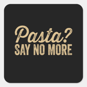 Pasta Square Sticker