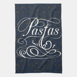 Pasta  tea towel
