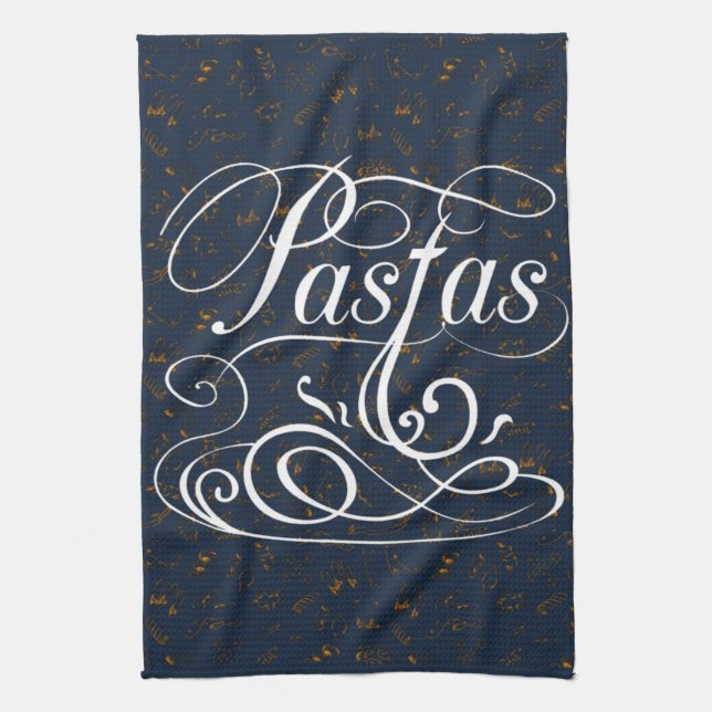 Pasta  tea towel (Vertical)