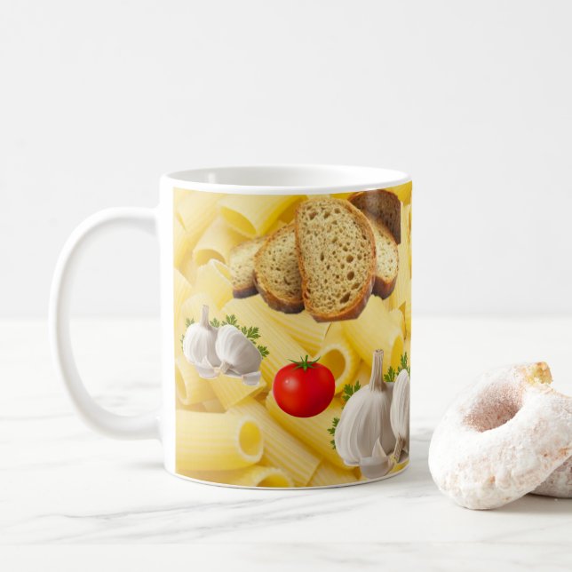 Pasta Tomato Gravy Red Sauce Mug (With Donut)