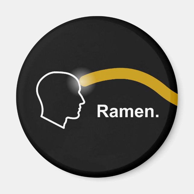 Pastafarianism - Ramen Fridge Magnet (Front)