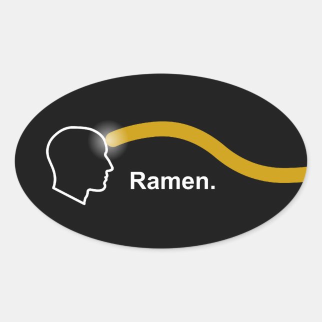 Pastafarianism - Ramen Sticker (Front)