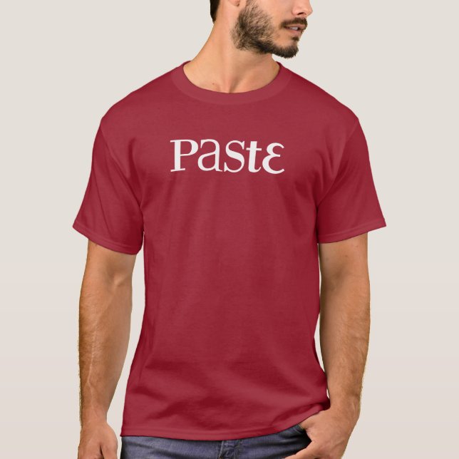 Paste Classic White Logo T-Shirt (Front)